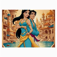 Aladin & Jasmine Disney Large Glasses Cloth (2 Sides)