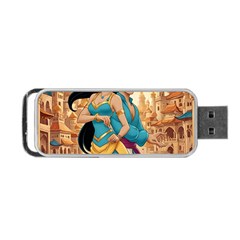 Aladin & Jasmine Disney Portable Usb Flash (one Side)