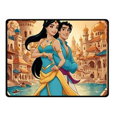 Aladin & Jasmine Disney Two Sides Fleece Blanket (small)