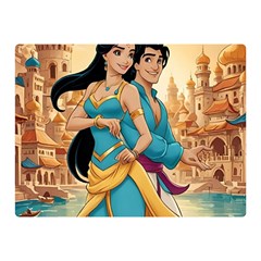 Aladin & Jasmine Disney Two Sides Premium Plush Fleece Blanket (mini)