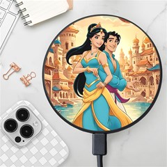 Aladin & Jasmine Disney Wireless Fast Charger(black)