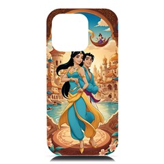 Aladin & Jasmine Disney Iphone 16 Pro Max Black Uv Print Pc Hardshell Case