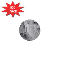 Wall With Cracked White Paint Texture 1  Mini Buttons (100 Pack) 