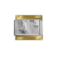 Wall With Cracked White Paint Texture Gold Trim Italian Charm (9mm)