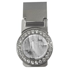 Wall With Cracked White Paint Texture Money Clips (cz) 