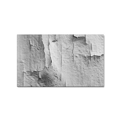 Wall With Cracked White Paint Texture Sticker (rectangular)