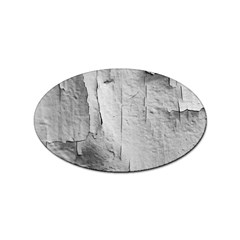 Wall With Cracked White Paint Texture Sticker Oval (100 Pack) by dflcprintsclothing