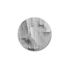 Wall With Cracked White Paint Texture Golf Ball Marker