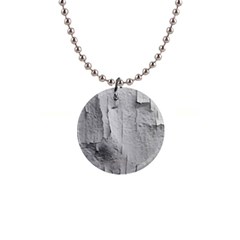 Wall With Cracked White Paint Texture 1  Button Necklace