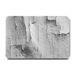 Wall With Cracked White Paint Texture Small Doormat