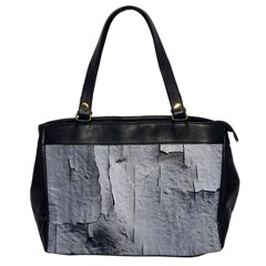 Wall With Cracked White Paint Texture Oversize Office Handbag