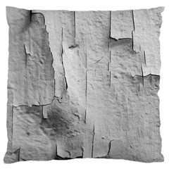 Wall With Cracked White Paint Texture Large Cushion Case (one Side)