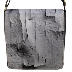 Wall With Cracked White Paint Texture Flap Closure Messenger Bag (s) by dflcprintsclothing