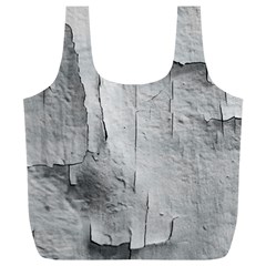 Wall With Cracked White Paint Texture Full Print Recycle Bag (xl)