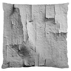 Wall With Cracked White Paint Texture Standard Premium Plush Fleece Cushion Case (one Side)