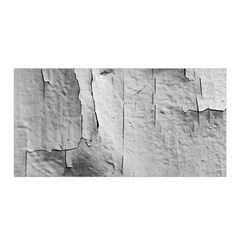 Wall With Cracked White Paint Texture Satin Wrap 35  X 70 