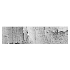 Wall With Cracked White Paint Texture Oblong Satin Scarf (16  X 60 )