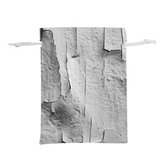 Wall With Cracked White Paint Texture Lightweight Drawstring Pouch (s)