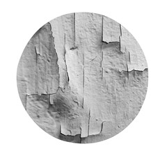 Wall With Cracked White Paint Texture Mini Round Pill Box (pack Of 5)