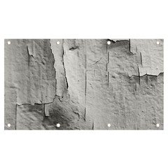 Wall With Cracked White Paint Texture Banner And Sign 7  X 4 