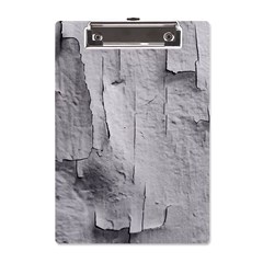 Wall With Cracked White Paint Texture A5 Acrylic Clipboard by dflcprintsclothing