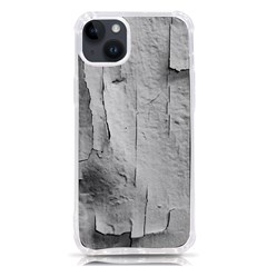 Wall With Cracked White Paint Texture Iphone 14 Plus Tpu Uv Print Case