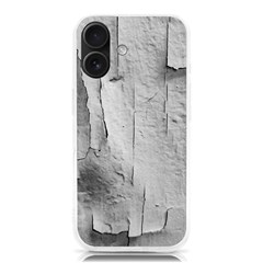 Wall With Cracked White Paint Texture Iphone 16 Tpu Uv Print Case by dflcprintsclothing