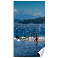 Poeple At Beach, Nahuel Huapi Natinal Park, Bariloche, Argentina0013 Copia Canvas 40  X 72 