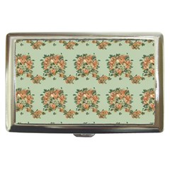 Retro 1880s Flowers Pattern 19 Cigarette Money Case