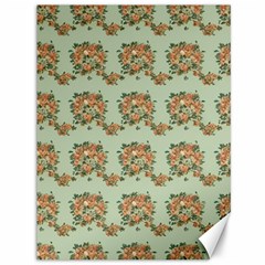 Retro 1880s Flowers Pattern 19 Canvas 36  X 48 