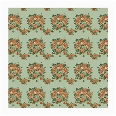 Retro 1880s Flowers Pattern 19 Medium Glasses Cloth