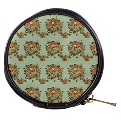 Retro 1880s Flowers Pattern 19 Mini Makeup Bag