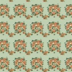 Retro 1880s Flowers Pattern 19 Play Mat (rectangle)