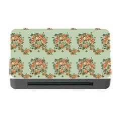 Retro 1880s Flowers Pattern 19 Memory Card Reader With Cf