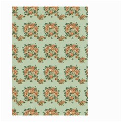 Retro 1880s Flowers Pattern 19 Small Garden Flag (two Sides)