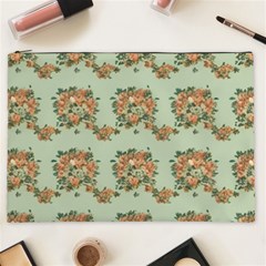 Retro 1880s Flowers Pattern 19 Cosmetic Bag (xxl)