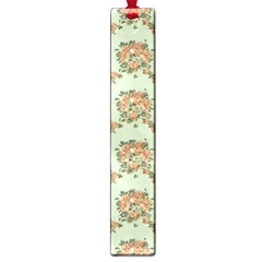 Retro 1880s Flowers Pattern 19 Large Book Marks