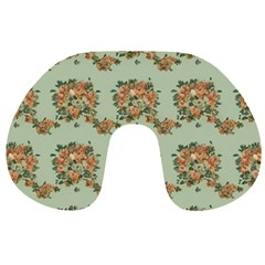 Retro 1880s Flowers Pattern 19 Travel Neck Pillow