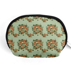 Retro 1880s Flowers Pattern 19 Accessory Pouch (medium)