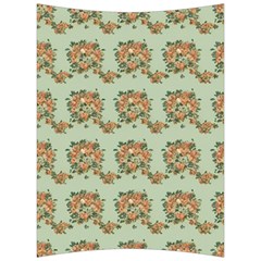 Retro 1880s Flowers Pattern 19 Back Support Cushion