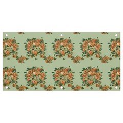 Retro 1880s Flowers Pattern 19 Banner And Sign 4  X 2 