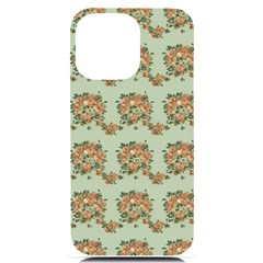 Retro 1880s Flowers Pattern 19 Iphone 14 Pro Max Black Uv Print Pc Hardshell Case