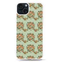 Retro 1880s Flowers Pattern 19 Iphone 15 Tpu Uv Print Case