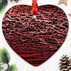 River Roots Heart Ornament (two Sides)