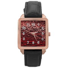 River Roots Rose Gold Leather Watch 