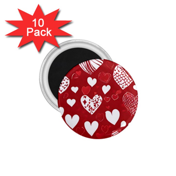 Valentine 1.75  Magnets (10 pack) 