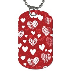 Valentine Dog Tag (one Side)