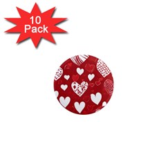 Valentine 1  Mini Magnet (10 Pack) 