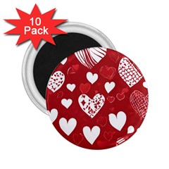 Valentine 2 25  Magnets (10 Pack) 