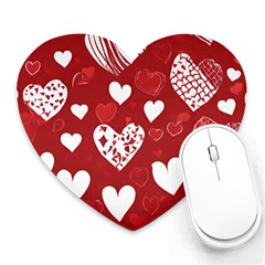 Valentine Heart Mousepad by pollyparadiseartshop